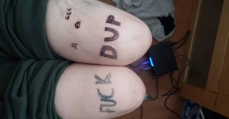 And Those Tattoos Will Stay Forever…