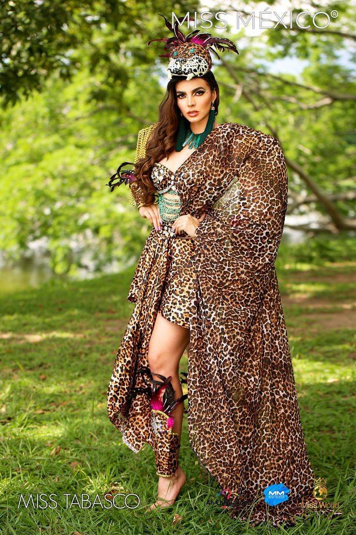 2020 “Miss Mexico” Contestants In National Dresses