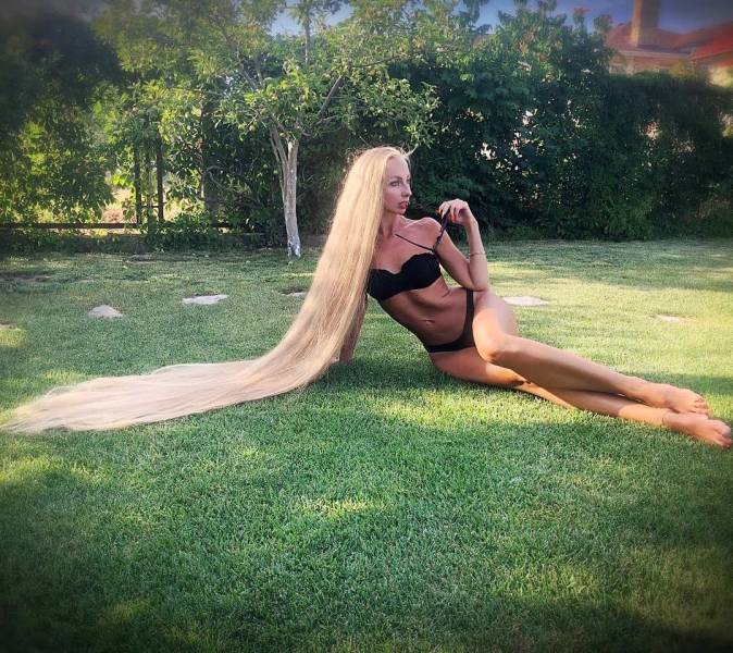 Meet Ukrainian Rapunzel, Whose Hair Is 1.8 Meter Long