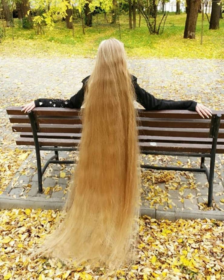 Meet Ukrainian Rapunzel, Whose Hair Is 1.8 Meter Long