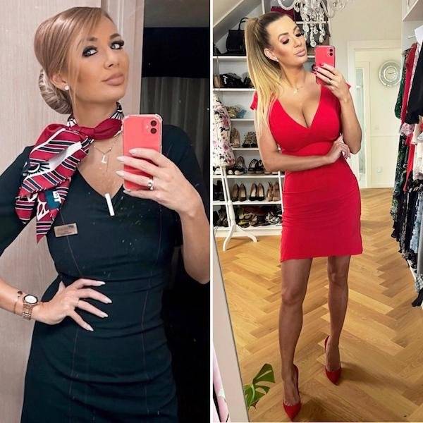 Let’s Fly With These Hot Flight Attendants!