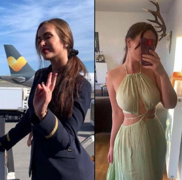 Let’s Fly With These Hot Flight Attendants!