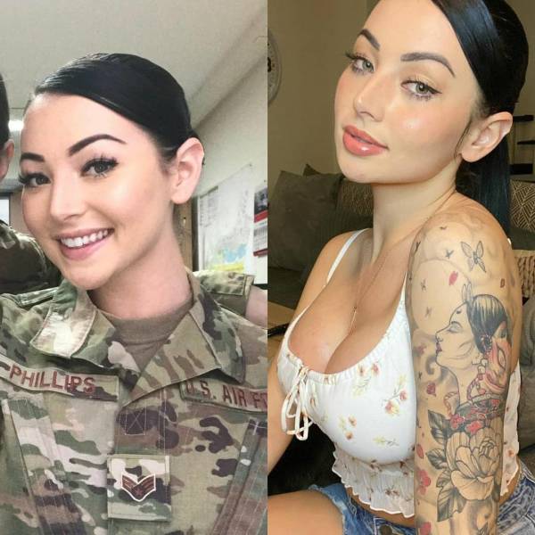 Hot Girls In Uniforms And Without Them