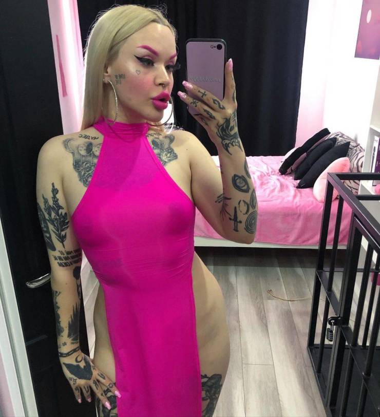 From A Goth To A Bimbo Sex Doll…