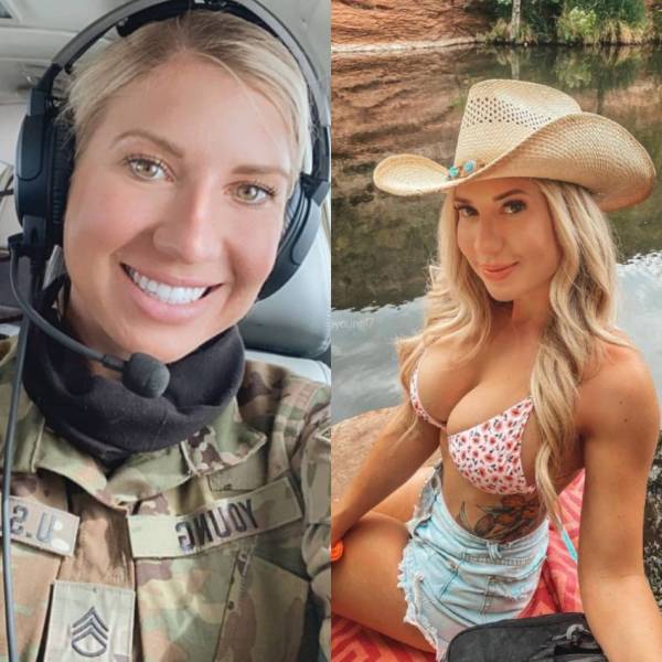 Sexy Girls With And Without Their Uniforms