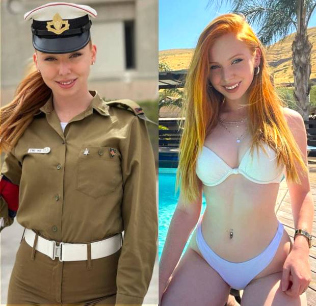 Fit Girls With And Without Their Uniforms