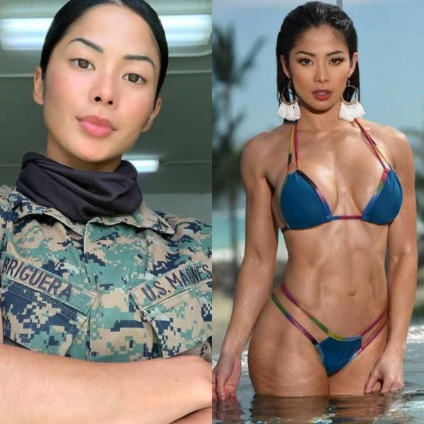 Fit Girls With And Without Their Uniforms