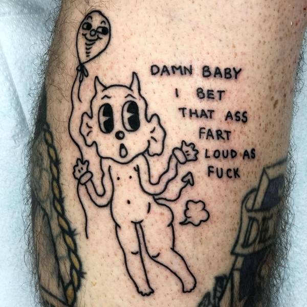 These Tattoos Are Pretty Bad…