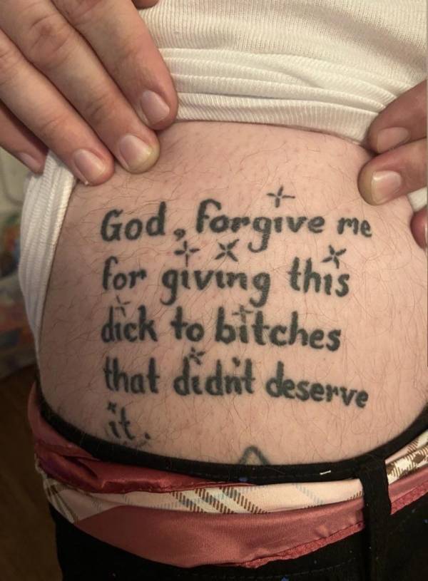 These Tattoos Are Pretty Bad…