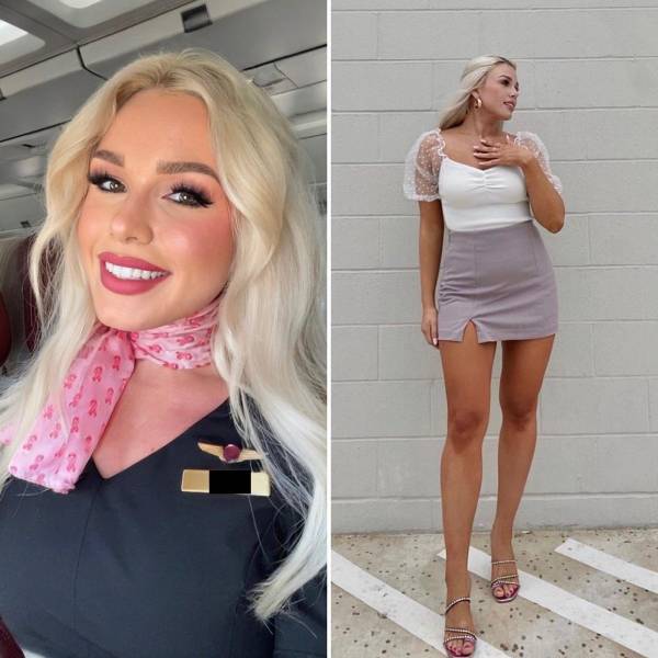 These Sexy Flight Attendants Don’t Need Their Uniforms!
