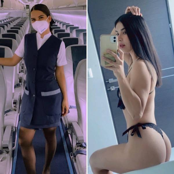 These Sexy Flight Attendants Don’t Need Their Uniforms!