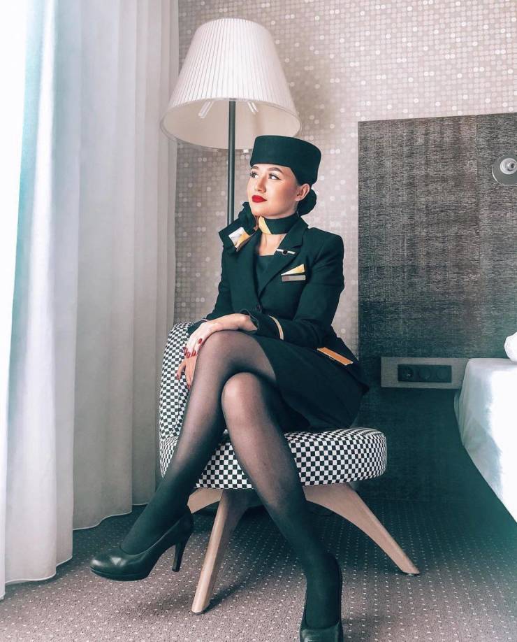 These Sexy Flight Attendants Don’t Need Their Uniforms!