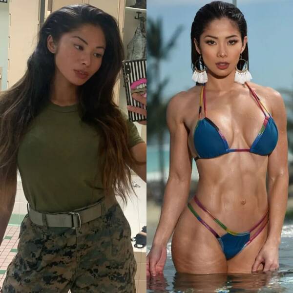 Hot Girls With And Without Their Uniforms