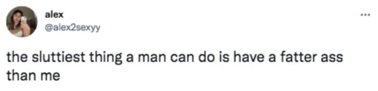 The Sluttiest Thing A Man Can Do…