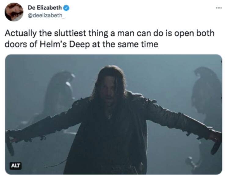 The Sluttiest Thing A Man Can Do…