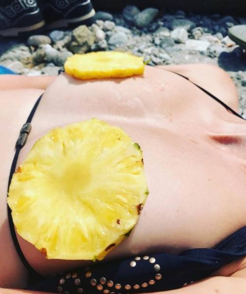 Pineapple Boobs Is A Trend That’s Screaming Summer