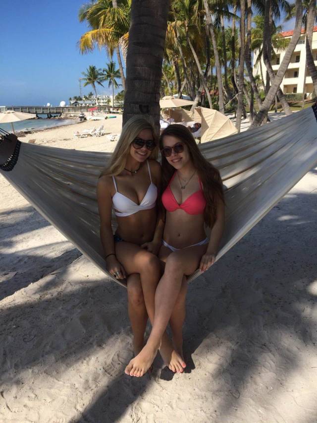 Girls in Bikinis are a Hot Combination