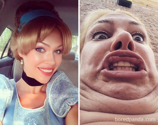 There’s Only One Face Between A Pretty Girl And An Ugly Girl