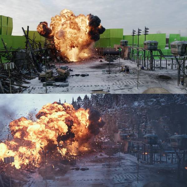 Behind-The-Scenes Shots Show The Secrets Of Hollywood Hits