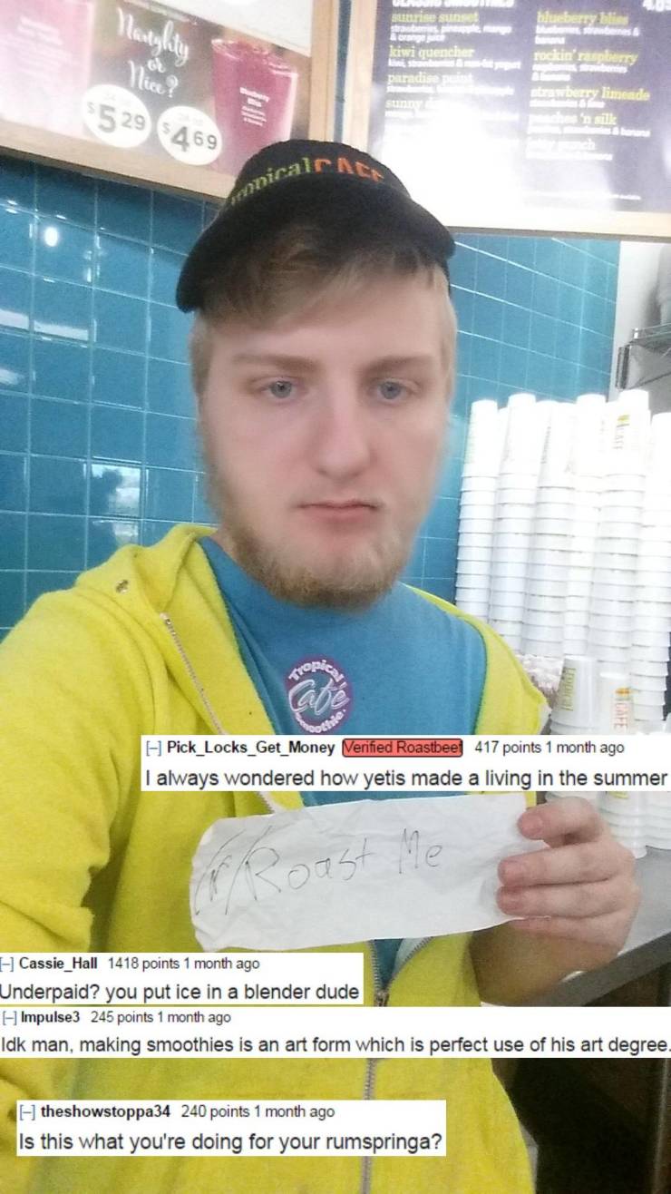 Ask To Get Roasted And Get Burned