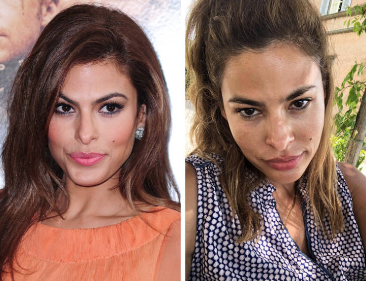 Female Celebs Who Don’t Hide What’s Under Their Makeup