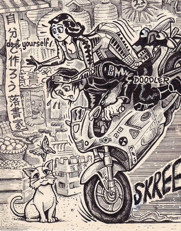 This Artist Is Never Afraid Of Doodle Challenges!