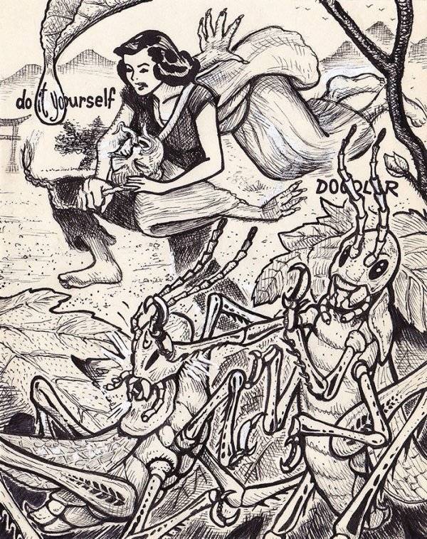 This Artist Is Never Afraid Of Doodle Challenges!