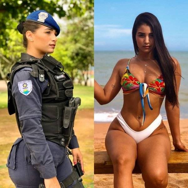 Beautiful In Uniform, Beautiful Without It!