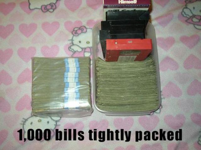 Where Can You Hide One Million Dollars Cash?