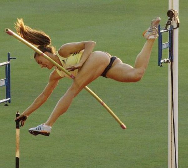 Seductive Pole Vaulting Girls