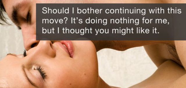 What You Say vs. What You Really Mean While Having Sex