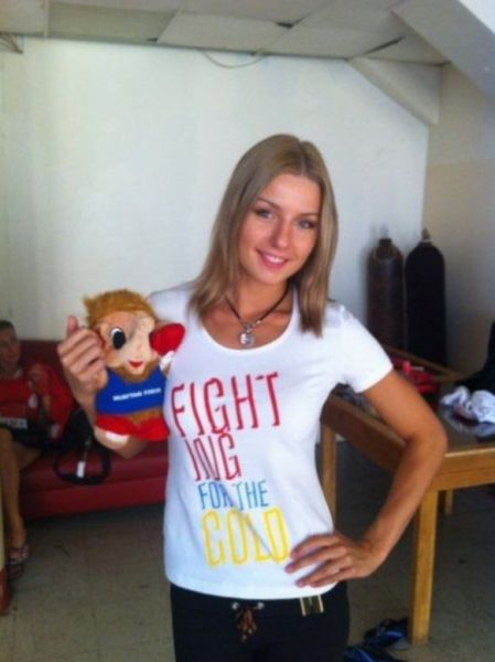 What Do You Think This Blonde Bombshell Does for a Living?