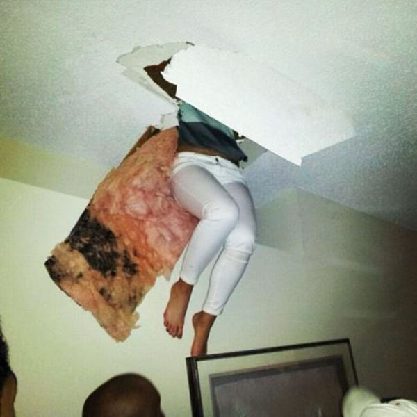 Girls Getting Stuck in the Weirdest Places