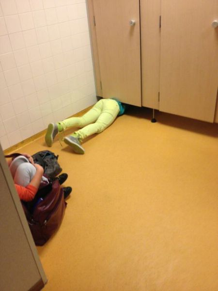 Girls Getting Stuck in the Weirdest Places