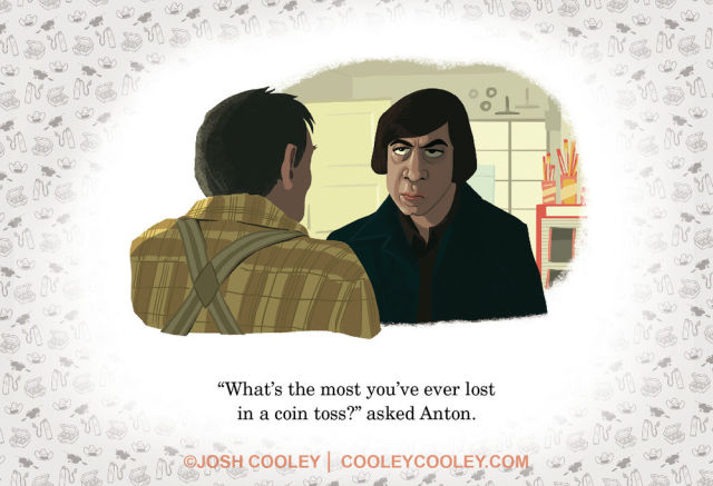 R-Rated Film Scenes Drawn in Pixar Animation Style