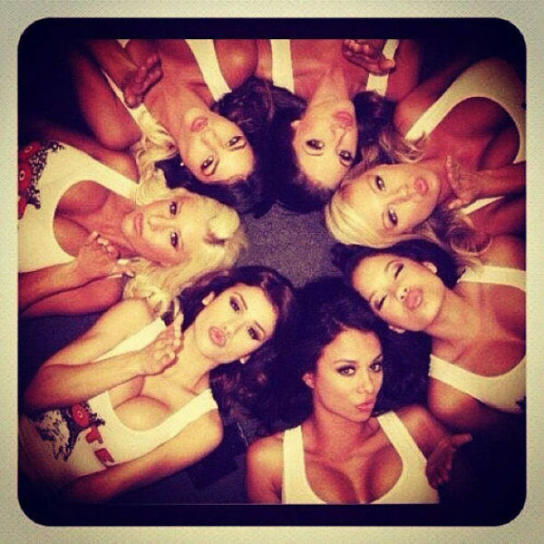 Hot Hooters Girls Have Some Fun During Break Times