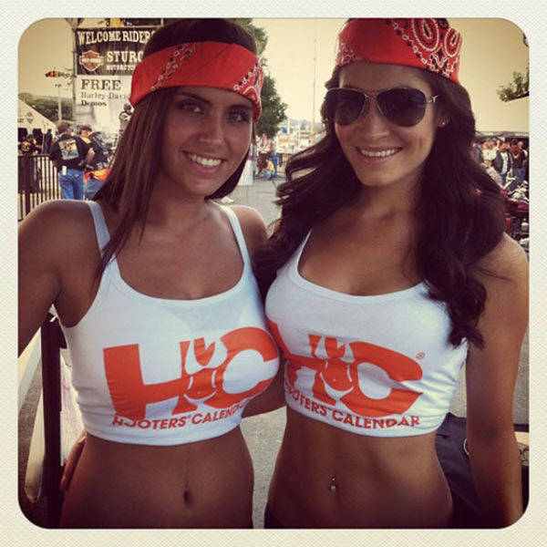 Hot Hooters Girls Have Some Fun During Break Times