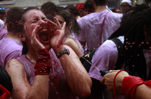 Fun and Craziness at the Annual Street Festival in Spain