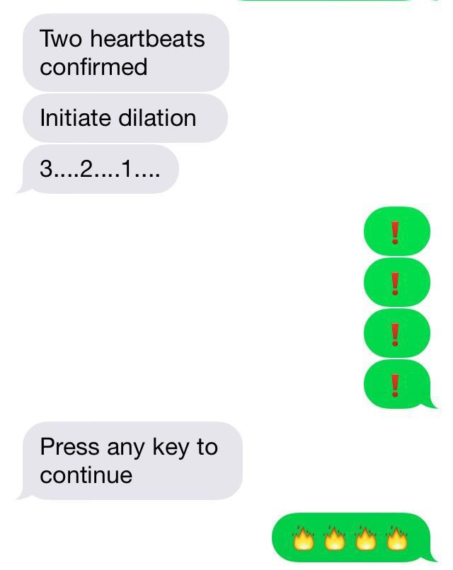 How Babies Are Born: A Texting Story