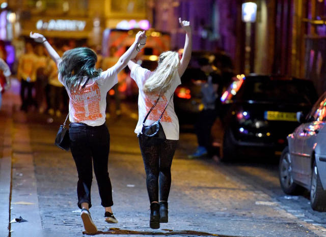 British Students Engage in a Little Drunken Debauchery