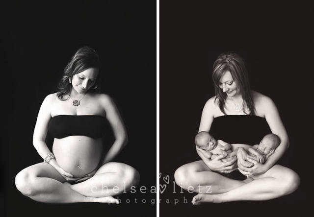 Awesome Photos Before And After Giving Birth