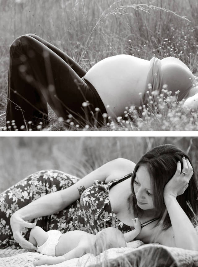 Awesome Photos Before And After Giving Birth