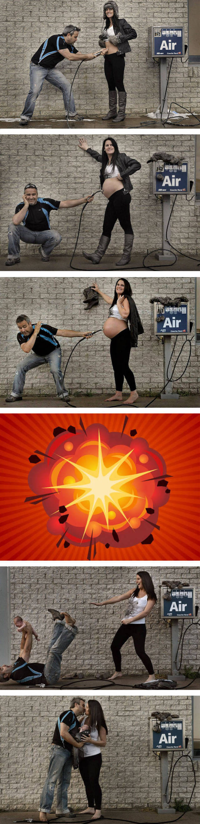 Awesome Photos Before And After Giving Birth